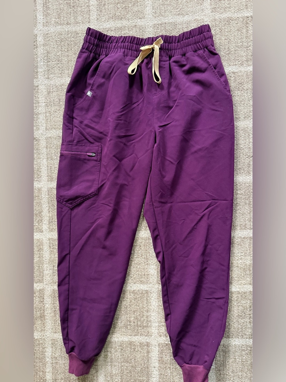 FIGS Deep Purple Zamora Jogger Scrub Pants